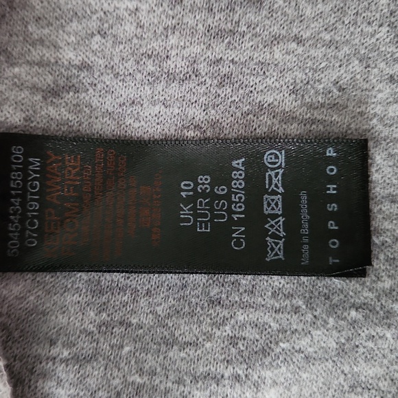 Topshop Gray Trench Coat - Picture 9 of 15